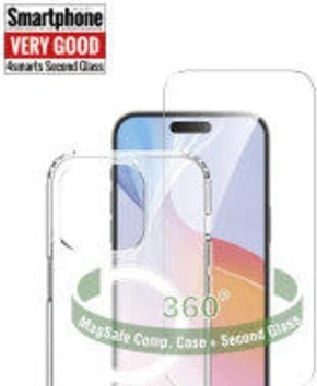4smarts 360° Premium Protection Set para Apple iPhone 16 Pro Max Transparent