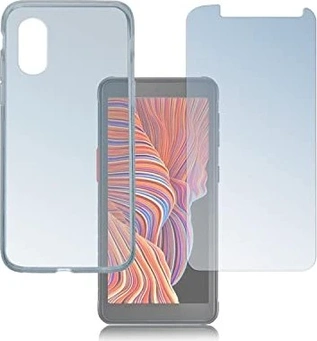 4smarts 360° Protection Set para Samsung Galaxy XCapa 5 Transparent