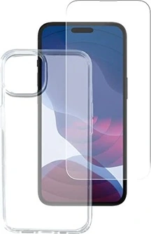 4smarts 360° Starter Set com X-Pro Clear Glass para Apple iPhone 14 Pro Transparent