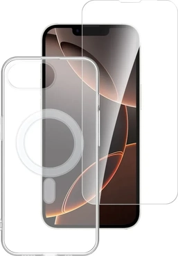 4smarts 360° Premium Protection Set para Apple iPhone 16e Transparent