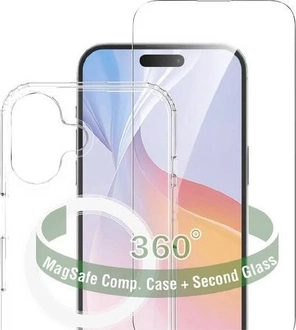 4smarts 360° Premium Protection Set para Apple iPhone 16 Plus Transparent