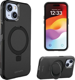 4smarts Defend Capa Magic Stand para Apple iPhone 15 Black