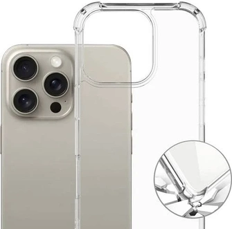 4smarts Hybrid Capa Ibiza MagSafe para Apple iPhone 16 Pro Max Transparent