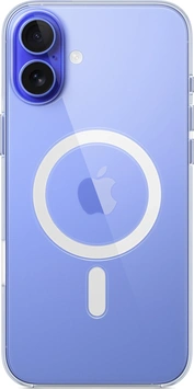 Apple Clear Capa com MagSafe para iPhone 16 Plus Transparent