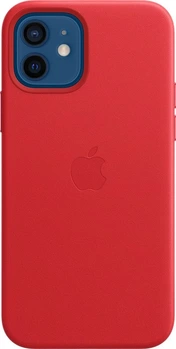Apple Couro Capa com MagSafe para iPhone 12/12 Pro (PRODUCT)RED
