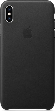 Apple Couro Capa para iPhone XS Max Black