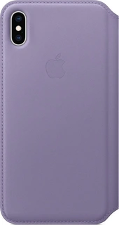 Apple Couro Folio Capa para iPhone XS Max Lilac