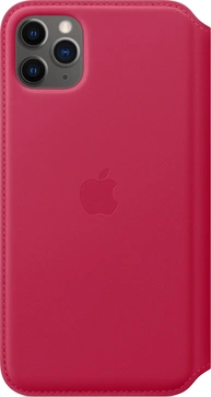 Apple Couro Folio Capa para iPhone 11 Pro Max Himbeere