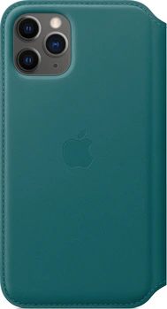 Apple Couro Folio Capa para iPhone 11 Pro Peacock Blue