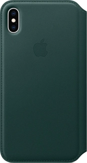 Apple Couro Folio Capa para iPhone XS Max waldGreen
