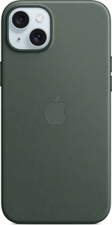 Apple Tecido fino Capa com MagSafe para iPhone 15 Plus immerGreen
