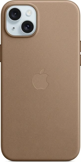 Apple Tecido fino Capa com MagSafe para iPhone 15 Plus Taupe