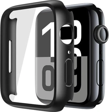 Misxi Capa protetora para Apple Watch 11 46mm Black/Transparent, 2er-Pack