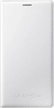 Samsung Flip Capa Punching Pattern para Galaxy S5 Mini White
