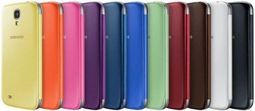 Samsung S-View Capa para Galaxy S4 Orange