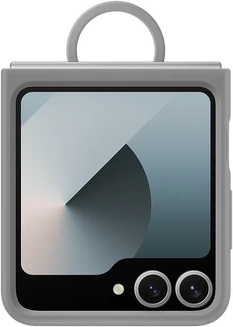 Samsung Silicone Capa para Galaxy Z Flip7 FE/Flip6 Grey