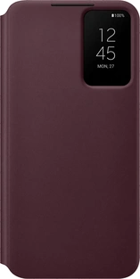 Samsung Smart Clear View Capa para Galaxy S22+ Burgundy