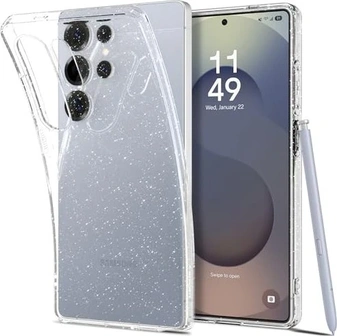 Spigen Liquid Crystal Glitter para Samsung Galaxy S25 Ultra Crystal Quartz