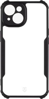 Tactical Quantum Stealth Capa para Apple iPhone 15 Transparent/Black