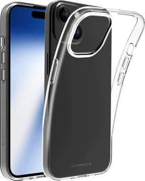 Vivanco Super Slim Capa para Apple iPhone 15 Transparent