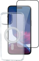 4smarts 360° Starter Set com X-Pro Full Capa Glass para Apple iPhone 14 Pro Max Transparent