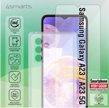 4smarts 360° Starter Set com X-Pro Clear Glass para Samsung Galaxy A23/A23 5G Transparent