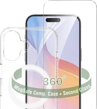 4smarts 360° Premium Protection Set para Apple iPhone 16 Plus Transparent