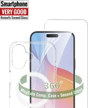 4smarts 360° Premium Protection Set para Apple iPhone 16 Transparent