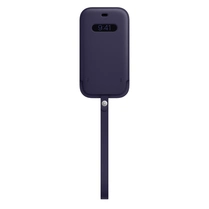 Apple Capa de couro com MagSafe para iPhone 12/12 Pro Dark Purple