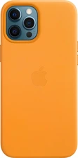 Apple Couro Capa com MagSafe para iPhone 12 Pro Max california poppy