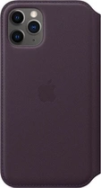 Apple Couro Folio Capa para iPhone 11 Pro Aubergine