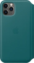 Apple Couro Folio Capa para iPhone 11 Pro Peacock Blue