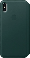 Apple Couro Folio Capa para iPhone XS Max waldGreen