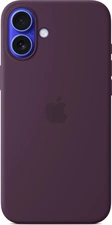 Apple Silicone Capa com MagSafe para iPhone 16 Plus Plum
