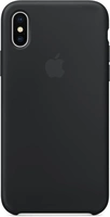 Apple Silicone Capa para iPhone X Black