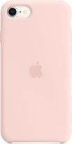 Apple Silicone Capa para iPhone SE (2022) Powder Pink