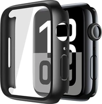 Misxi Capa protetora para Apple Watch 11 46mm Black/Transparent, 2er-Pack