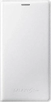 Samsung Flip Capa Punching Pattern para Galaxy S5 Mini White