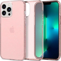 Spigen Liquid Crystal Glitter para Apple iPhone 13 Pro Max Rose Quartz