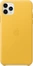 Apple Couro Capa para iPhone 11 Pro Max Sun Yellow
