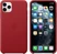Apple Couro Capa para iPhone 11 Pro Max Red