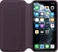 Apple Couro Folio Capa para iPhone 11 Pro Max Aubergine