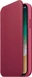 Apple Couro Folio Capa para iPhone X Berry Red