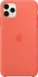 Apple Silicone Capa para iPhone 11 Pro Max Clementine