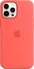 Apple Silicone Capa com MagSafe para iPhone 12 Pro Max Citrus Pink