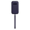 Apple Capa de couro com MagSafe para iPhone 12/12 Pro Dark Purple