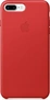 Apple Couro Capa para iPhone 7 Plus Red