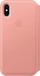 Apple Couro Folio Capa para iPhone X zartrosa