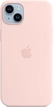 Apple Silicone Capa com MagSafe para iPhone 14 Plus Powder Pink
