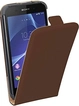 Pedea Flip Capa Premium para Sony Xperia Z2 Brown